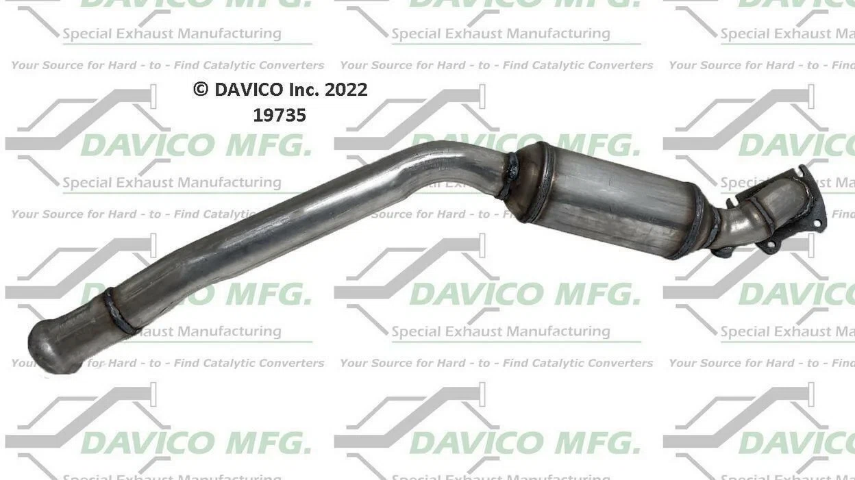 2011-2012 Dodge Durango Catalytic Converter19735